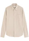 Nn07 Arne Checked Flannel Shirt In Cream