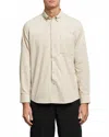 Nn07 Arne Cotton Corduroy Shirt In Ecru In White