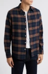 Nn07 Arne Flannel Button-up Shirt