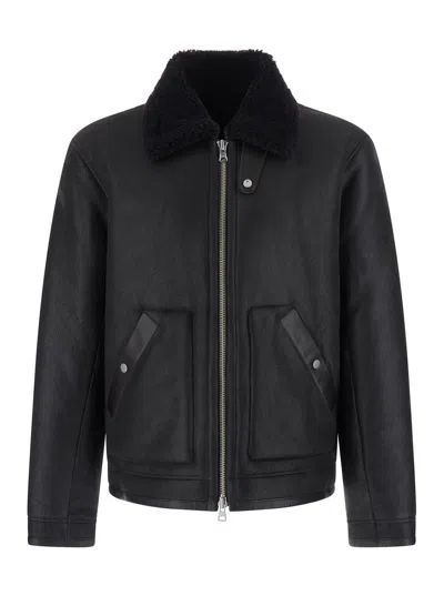 Nn07 Nn.07 Atkinson Shearling Jacket In Brown