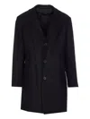 Nn07 Austin Button-closure Coat In Black