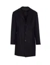 Nn07 Austin Button-closure Coat In Black