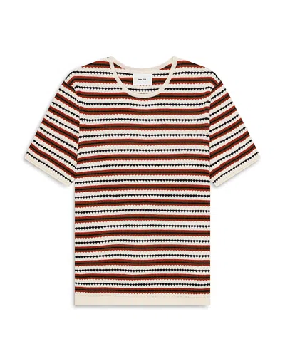 Nn07 Bari 6686 Short Sleeve Organic Cotton Sweater In Multi