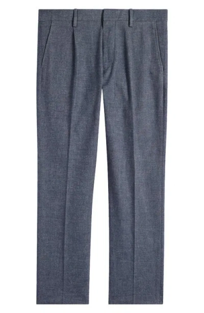 Nn07 Bill 1067 Pleated Dress Pants In Navy Blue