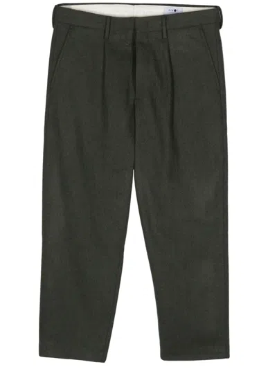 Nn07 Bill 1630 Trousers In Green