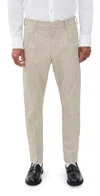 Nn07 Bill Relaxed Taper Trousers Cement In Gray