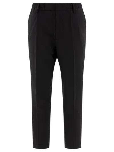 Nn07 Bille 1088 Trousers In Black