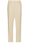 Nn07 Theo Chino Straight Pants In Khaki Beige In Multi