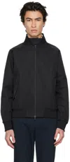 Nn07 Black Dawson 1430 Bomber Jacket In Black