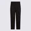 Nn07 Trousers Brown Stripe In Black
