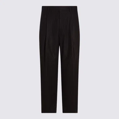 NN07 BLACK WOOL PANTS