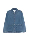 Nn07 Blaze Denim Jacket Medium Washed In Blue
