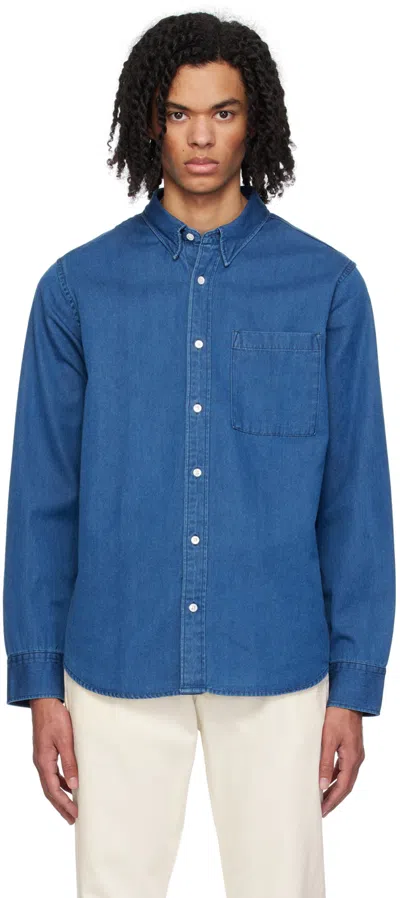 Nn07 Blue Cohen 5769 Shirt In Medium Washed