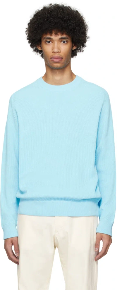 Nn07 Blue Kevin 6600 Sweater In Polar Wind