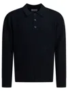 Nn07 Blue Wool Acrylic Blend Polo Shirt In Blue