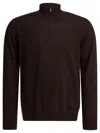 Nn07 Brown Merino Wool Knitwear In Black