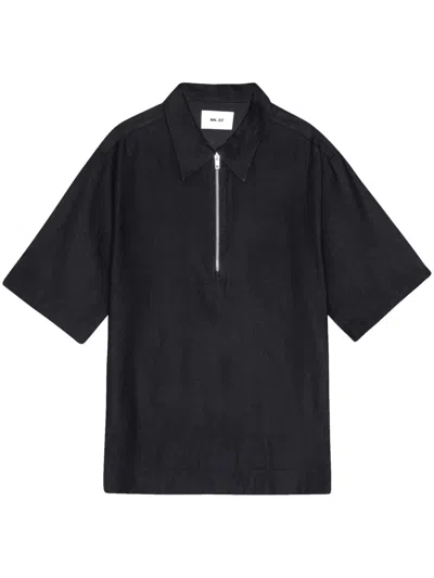 Nn07 Bruno Polo Shirt In Black