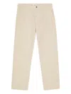 Nn07 Viscose Beige Trousers In Neutral