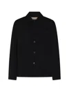 Nn07 Wool-blend Jonas Overshirt In Black
