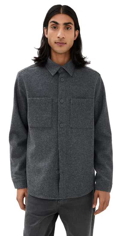 Nn07 Carter Shirt Jacket Medium Grey