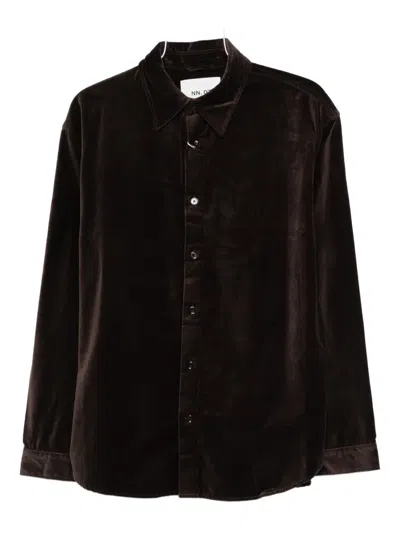 Nn07 Casper Buttoned Shirt In Brown