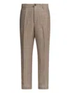 Nn07 Wool Brown Trousers In Neutral