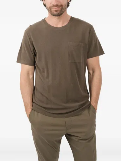 Nn07 Clive Cotton T-shirt In Brown