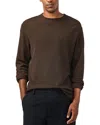 Nn07 Clive Long Sleeve Tee In Demitasse