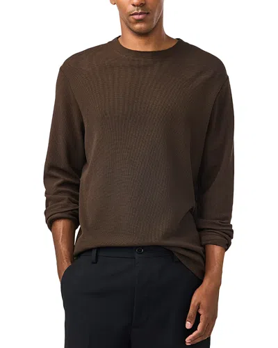 Nn07 Clive Long Sleeve Tee In Demitasse