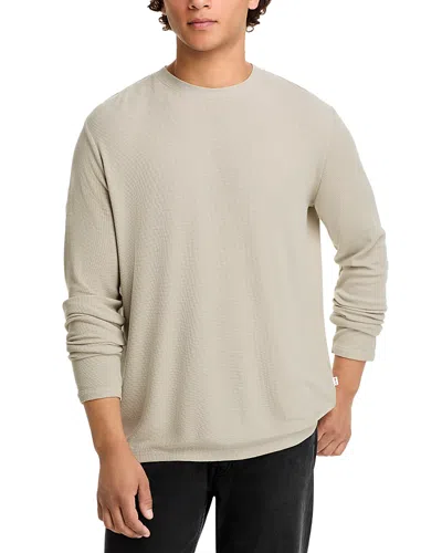 Nn07 Clive Long Sleeve Tee In Fog