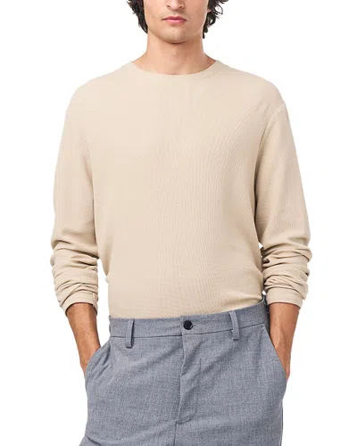 Nn07 Clive Long Sleeve Tee In White Pepper