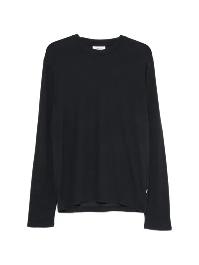Nn07 Clive Long-sleeves Sweatshirt In Black