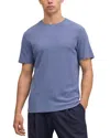 Nn07 Clive Cotton Blend T-shirt In Blue