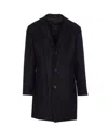 Nn07 Austin Button-closure Coat In Black