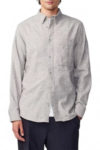 Nn07 Cohen Flannel Shirt In Black Multi In Gray