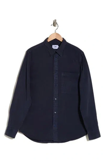 Nn07 Cohen Tencel® Lyocell & Linen Button-up Shirt In Sargasso Sea