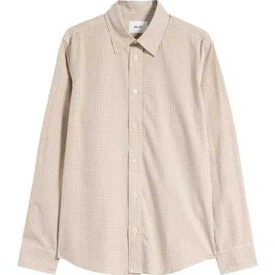 Nn07 Colby 5329 Check Button-up Shirt In Multi Check