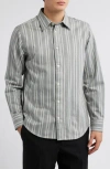 Nn07 Colby 5332 Stripe Organic Cotton Button-up Shirt