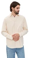Nn07 Colby Corduroy Shirt Ivory In White