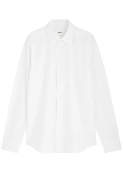 Nn07 Colby Lyocell-blend Shirt In White