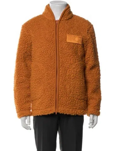 Pre-owned Nn07 Collar Long Sleeve Cardigan In Orange
