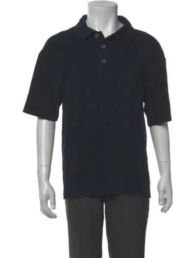 Pre-owned Nn07 Collar Short Sleeve Polo Shirt In Gray