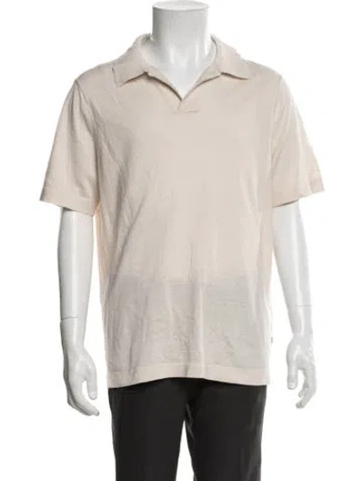 Pre-owned Nn07 Collar Short Sleeve Polo Shirt In Neutrals