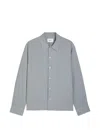 Nn07 Collared Checked Shirt In Blue