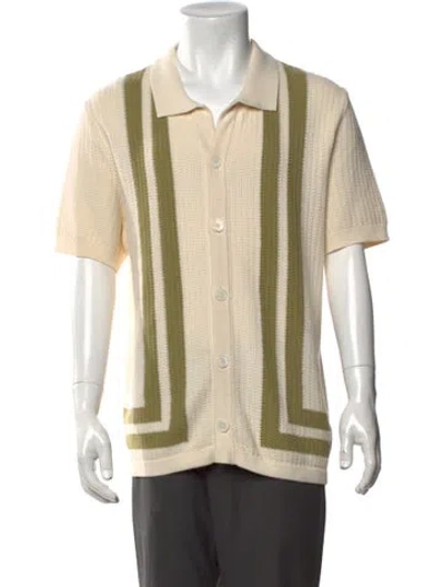 Pre-owned Nn07 Colorblock Pattern Collar Cardigan In Neutral