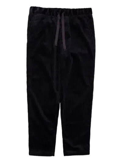 Nn07 Corduroy Drawstring Trousers In Purple