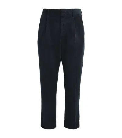 Nn07 Corduroy Tapered Bill Trousers In Blue