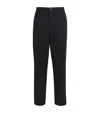 Nn07 Cotton-blend Relaxed Straight Trousers In Black