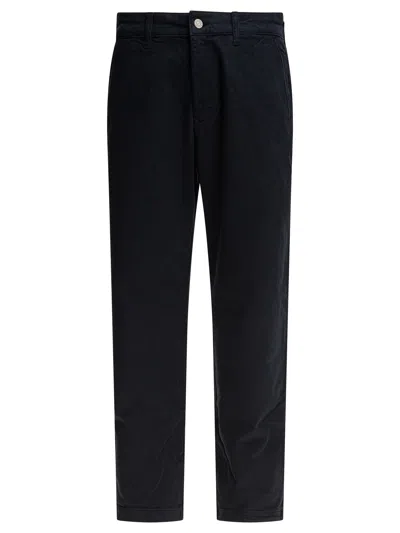 Nn07 Quentin Straight-leg Cotton-blend Trousers In Blue