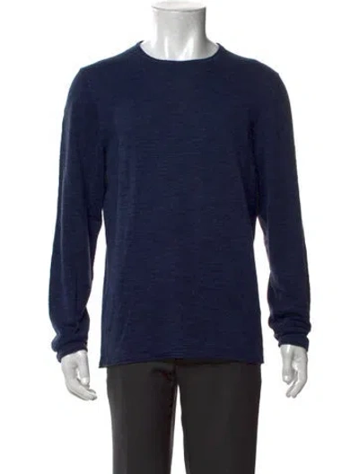 Pre-owned Nn07 Crew Neck Long Sleeve Pullover In Blue